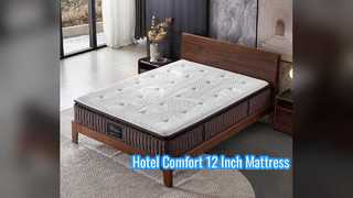 12 Inch Hotel Mattress Tencel Latex Memory Foam