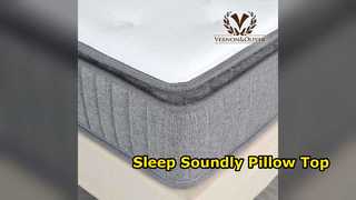10 Inch Pillow Top Pocket Spring Mattress